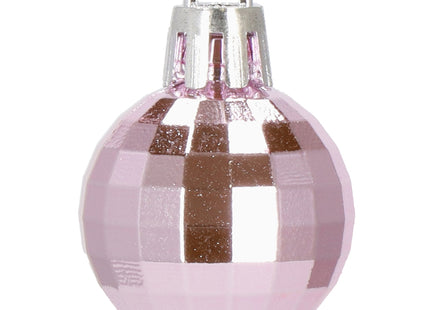 Kerstballen | 54 Stuks | 3 cm | Roze/Goud