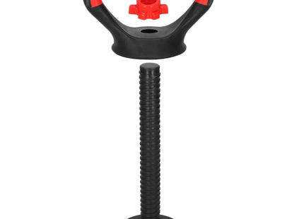 Kettlebells - Verstelbaar - 10 Kg - Set Van 5 Schijven - Zwart - Rood