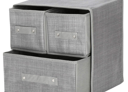Kast Organizer | 3 Lades | Grijs