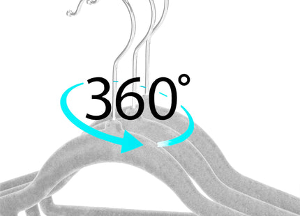 Kledinghangers | Kledinghanger | 20 Stuks | Grijs