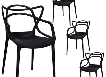 Scandinavische Stoel  - Woonkamer - Keuken - Eetkamer - Interieur - Binnenshuis - Buitenshuis - Zwart
