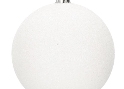 Kerstballen | 30 Stuks | 8 cm | Wit