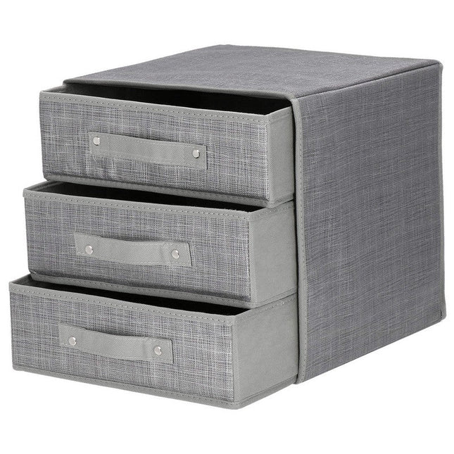 Kast Organizer | 3 Lades | Grijs