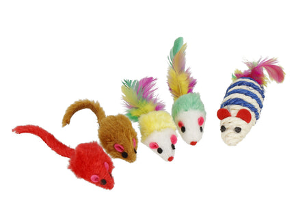 Kattenspeeltjes - 21 Stuks - Inclusief Tunnel - Speelgoed - Duurzaam