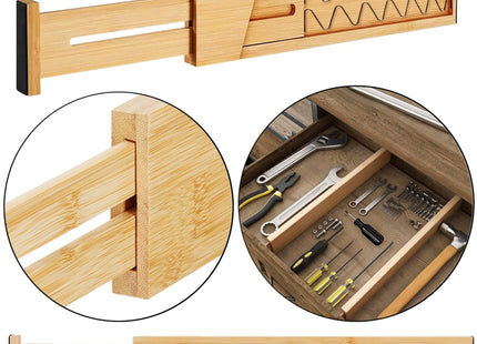 Lade Verdeler - Organizer - Verdeler - Bamboe - Lichtbruin - 4 Stuks