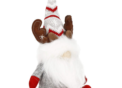 Kerstkabouter - Kerstrendier - Kerstversiering - Stof - 27 cm