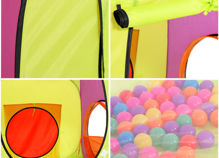 Tent - Inclusief Tunnel - Pop-up Tent - Speelgoed - Speeltent