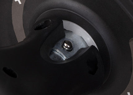 Buikspierwiel | Inclusief Kniemat | Blauw/Zwart