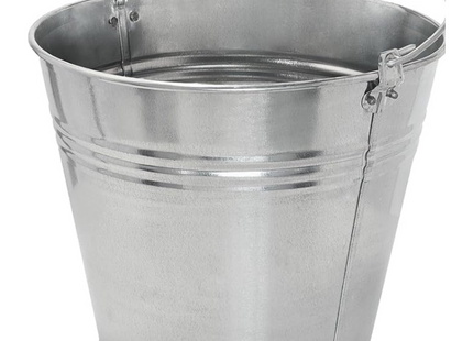 Zinken Emmer HL – 10 liter – Gegalvaniseerd – Asemmer – Bloempot