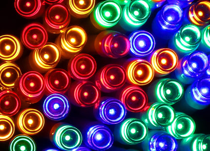 Kerstboomverlichting | met 50 LED Lampjes | 5 M | Multicolor | Programmeur