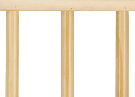 Traphekje | 75 - 89 cm | Traphek | Veiligheidshekje | Metaal | Hout | Zwart/Bruin
