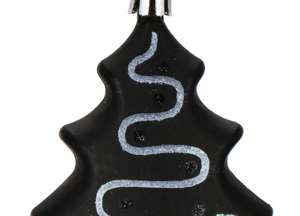 Kerstballen | 77 Stuks | Zwart