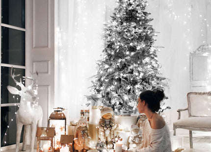 Kerstverlichting | 27,5 m | 500 LED | Koud Wit | 8 Lichtfuncties