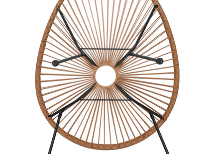 Tuinstoel - Draad - Rotan - Beige - 87 x 70  x 73 CM