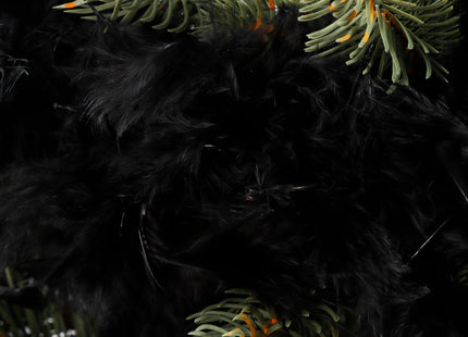 Kerstboa | Kerstslinger | 1.8 m | Zwart
