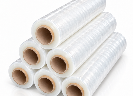 Rekfolie Transparant - Doos met 6 Rollen - Wikkelfolie - 50 cm x 300 Meter - Palletfolie - 17 Micron