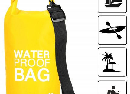 Drybag | Waterdichte Tas | 20 Liter | Geel