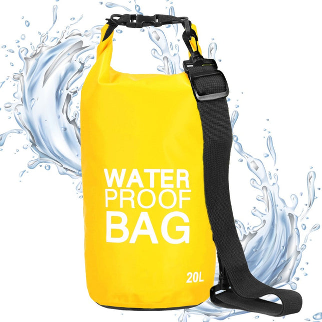 Drybag | Waterdichte Tas | 20 Liter | Geel