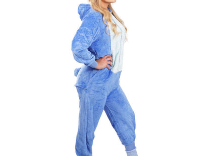 Onesie Volwassenen  | Maat M | Blauw