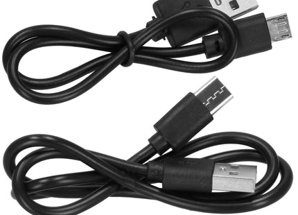 Fietsverlichting - Set Van 2 - Zonne - Energie - USB - Oplaadbaar - 4800mAH
