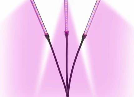 Kweeklamp - Led Voor Planten - Groeilamp - Grow Light - Bloeilamp - Plantenverlichting -  3 Panelen - Met TImer - 60 Led - USB