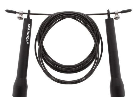 Springtouw | Sport Springtouw | Fitness Springtouw | Verstelbaar | Zwart 3m
