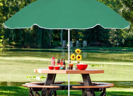 Parasol | Strand Parasol | Parasols | Opvouwbaar | 160 cm | Groen
