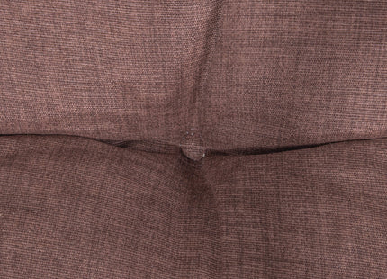 Houten Ligstoel - Ligbed - Met Kussen - Verstelbaar - Weersbestendig - Bruin - Grenenhout - 90 x 71 x 103 Cm