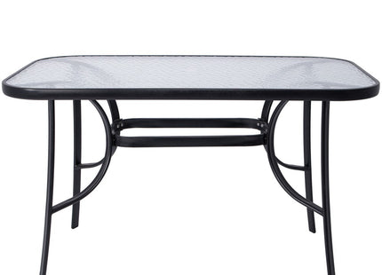Tuinset | Tuinset 4 Persoons | Tuinsets | Tuintafel & Tuinstoelen | 4 Personen | Zwart