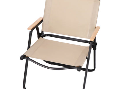 Campingstoel | Inklapbaar | Metaal | Beige