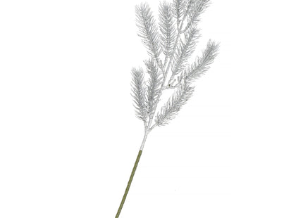 Kersttak | Decoratie | Zilver | 47 cm
