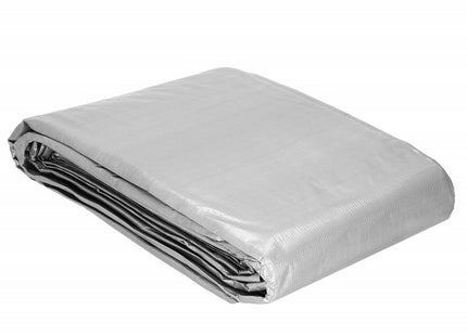 Afdekzeil | Dekzeil | Zeildoek | Waterdicht | PVC | 5 x 3 m | 210 g/m2 | Grijs/Bruin