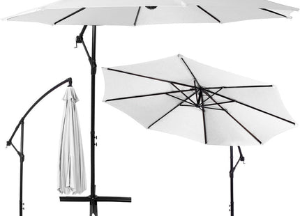 Parasol | Parasols | Kantelbaar | Waterafstotend | Lichtgrijs | 300 cm