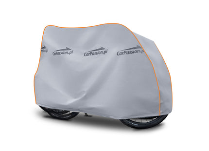 CarPassion Fietshoes Voor 2 Fietsen  - Beschermhoes - Waterdicht & Vorstbestendig -  Grijs - Universeel