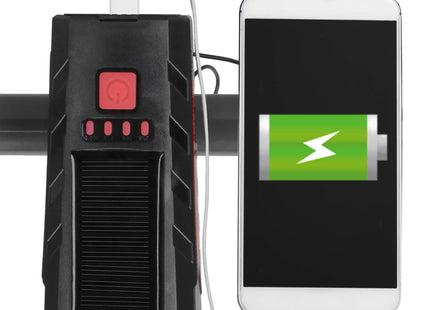 Fietsverlichting - Set Van 2 - Zonne - Energie - USB - Oplaadbaar