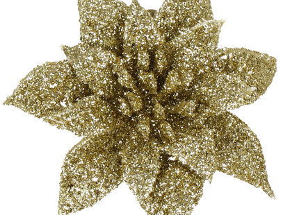 Kerstboomhanger | Met Clip | Ster van Bethlehem | Goud Glitter