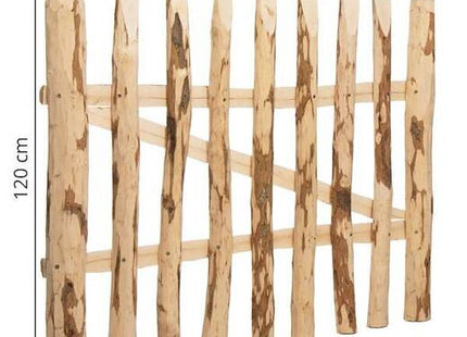 Poort - Schapenhek - Tuinhek - Hazelaarhout - Wicket - 120x100 cm - Bruin
