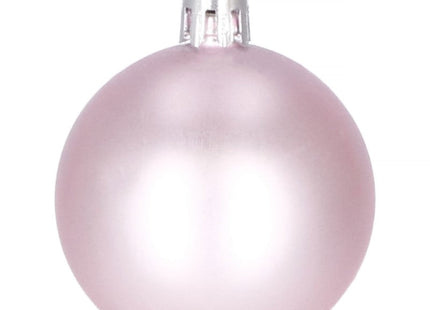Kerstballen | 30 Stuks | 5 cm | Roze Tinten