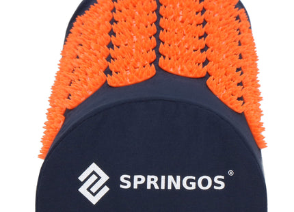 Acupressuurmat - Lichaamsstimulator - Ontspanningsmassageapparaat - Kussen - 65x41 cm - Blauw/Oranje