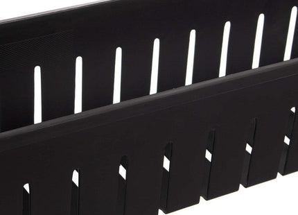 Keukentrolley | Keukentrolley Op Wieltjes | Badkamer Trolley | Opbergrek | 5 Niveaus | 131.5 x 54 x 12.5 cm | Zwart
