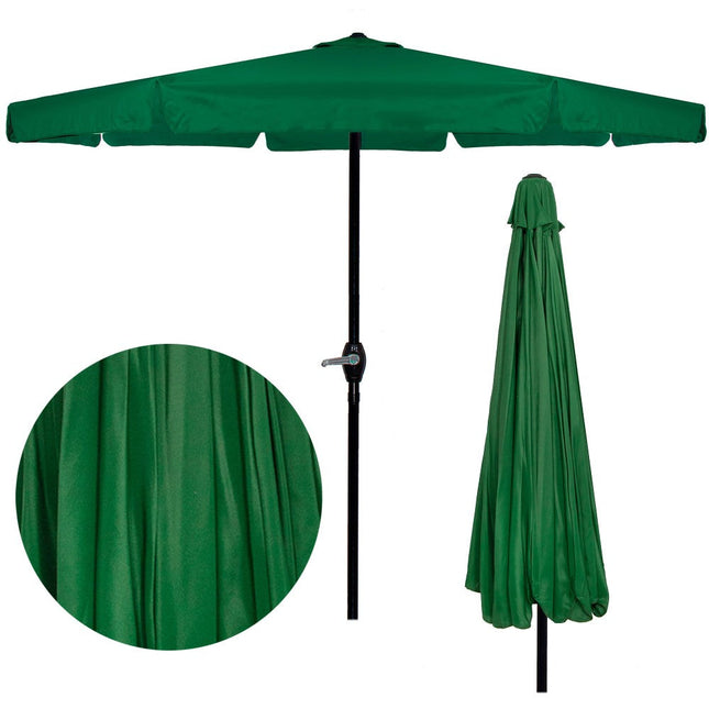 Parasol | Parasols | Kantelbaar | Met ventilatie | Groen | Ø 400 CM
