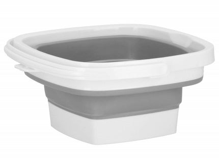 Emmer | Opvouwbare Emmer | 5L | Grijs/Wit