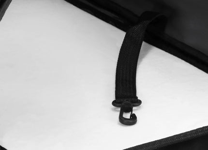 Reismand - Transporttas - Draagbaar - 5kg - Zwart - Oranje - 24 x 48 x 33 cm