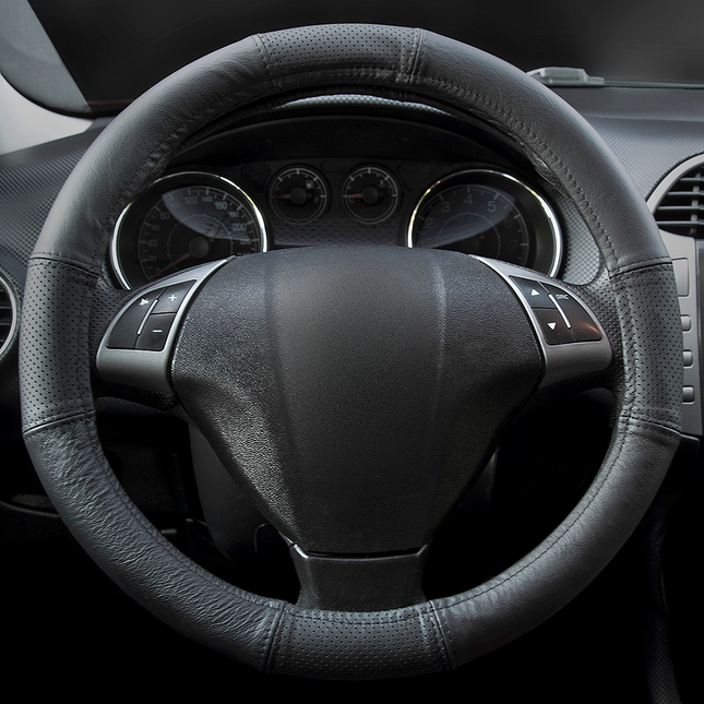 Carpassion Stuurhoes - Steering Cover - Leer - Ø 44-46 CM