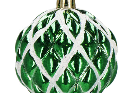 Kerstballen | 42 Stuks | 3/4/5/6 cm | Rood/Groen/Wit