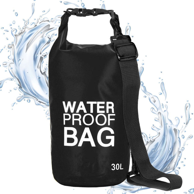 Drybag | Waterdichte Tas | 30 Liter | Zwart