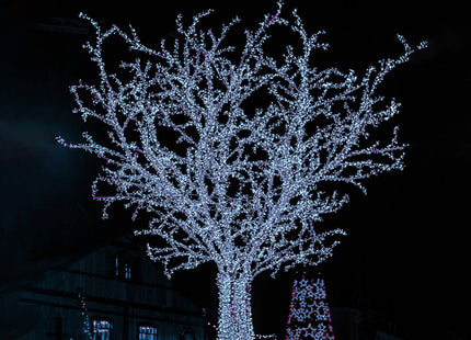 Kerstboomverlichting | met 1000 LED Lampjes | 50 M | Koel Wit | Inclusief Flitsfunctie