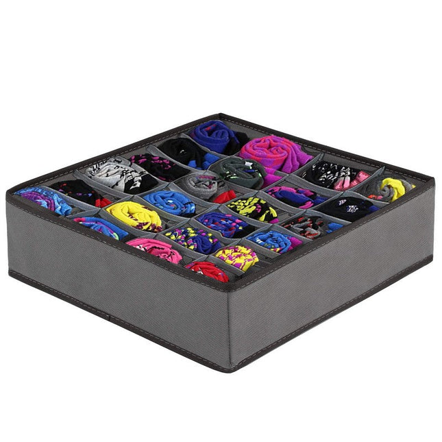 Lade Organizer | 24 Vakken | Grijs | 33 x 33 cm