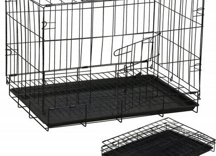 Hondenbench | 50 x 42 x 34 cm | Hond / Kat | 50 x 42 x 34 cm | Zwart
