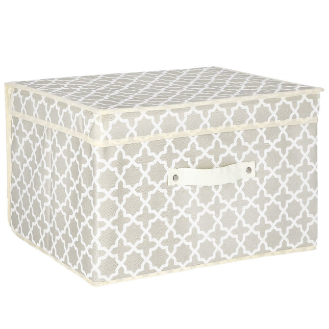 Opbergbox | 25 x 40 x 30 cm | Beige Tinten